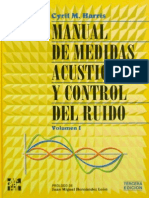 Manual Medidas Manual Medidas Acusticas y Control Del Ruidoacusticas y Control Del Ruido (M. Harris) 3 Ed