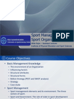 Sport Management ERASMUS Complete