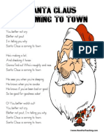 Santa Claus Is Coming To Town Lyrics