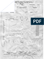 KidWorld Kid Character Sheet