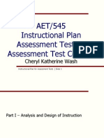 aet 545 - assessment tests instructional goals
