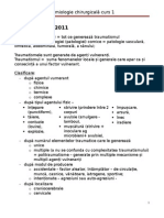 Curs 1 - Traumatologie. Contuzii. Plagi 