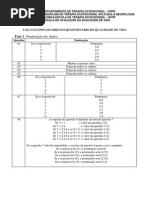 Calculo de Raw Score