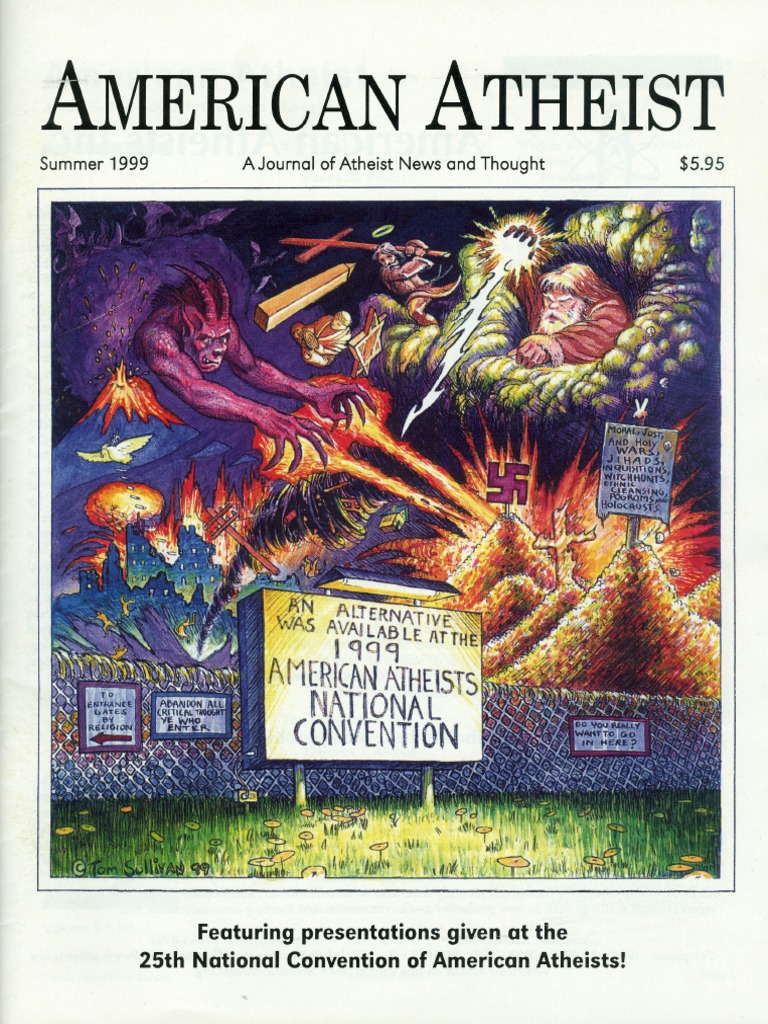 American Atheist Magazine Summer 1999 Atheism Creationism