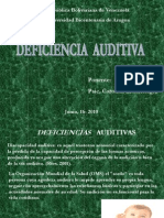 DEFICIENCIAS AUDITIVAS