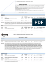 Tabela de Honorários e Serviços para A Área de Saúde - Setembro 2014 - 26-09-2014