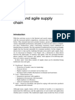 Lean and Agile Supply Chain