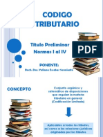 CODIGO TRIBUTARIO - ITEL