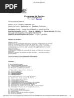 Teoria Do Estado e Da Constituição PROGRAMA