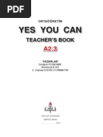 Download Yes You Can A23 retmen Kitab - Cevaplar by atom_2334 SN246400549 doc pdf