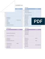 Dave Devine Schedule