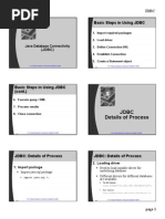 Java Database Connectivity - Jdbc Notes