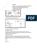 Rectificacion de Media Onda