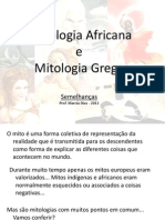 Comparacao Mitologia Africana e Grega