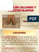 Espolon Calcaneo yd Fascitis Plantar