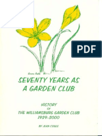 Williamsburg Garden Club 1929-2000