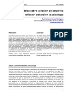 Paper - Notas Salud Enfermedad Psicologia