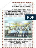 Laporan Jejaring Kerja Dan Kemitraan Dalam Rangka Pengendalian Risiko Tahun 2009