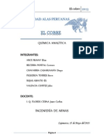 Informe Seminario El Cobre - Química Analítica