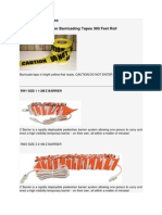 PSC Safety Caution Tapes