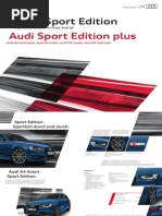 Audi A4, A5, Q5 Sport Edition and A4, A5 Sport Edition Plus (DE)