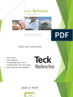 Proyecto Relincho Teck Chile cobre molibdeno