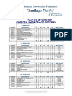 PENSUM PSM Ing. Sistemas