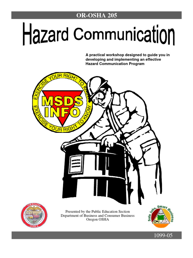 Hazard Communication Dangerous Goods Occupational Safety And Health