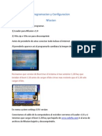 Configuración y programación Nfusion v1.0