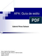 Guía de Estilo APA (Gabriel Perez Salazar)