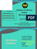 Aplikasi Geokimia Dalam Minak Bumi