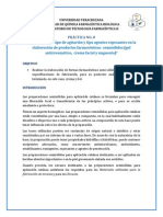 Evaluación agitación agentes espesantes