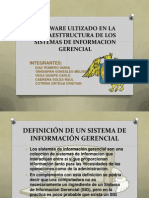 Software Ultizado en La Infraesttructura de Los Sistemas