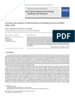 A Review and Analysis of International Accounting Research in JIAAT 2002 2010 2010 Journal of International Accounting, Auditing and Taxation