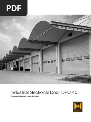 Hormann Technical Manual For Industrial Sectional Door Door Manufactured Goods