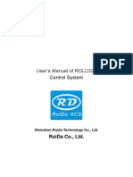 Users Manual of Rdlc320 Control System