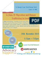 Asylum, EU Migration and Human Trafficking in Leeds: 24th November 2014 5:15pm - 7.45pm