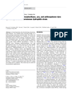 Decolorisation by Aeromonas hydrophila strain. 