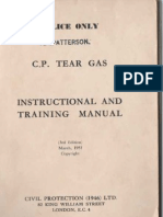 Tear Gas Instructional and Training Manual