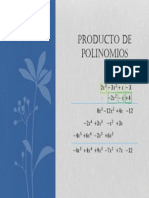 Producto polinomios