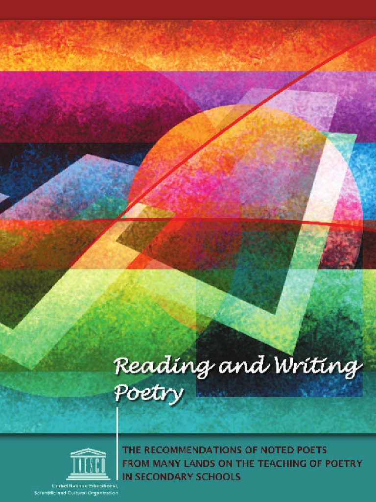 Unesco Reading and Writing Poetry PDF Poetry Teaching Method