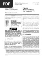 CO-9 Relay Instruction Manual | PDF | Relay | Transformer