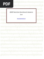 Abap Interview Set8
