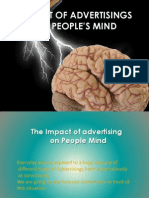 Impact of Advertising On People Mind