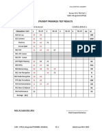 Student Progress Test Results: Annexntotmpart1 Carc Integrated Atp (A)