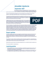 Managing Shoulder Dystocia