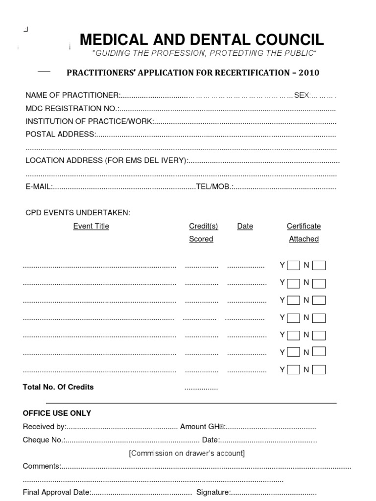 2010 Medical Practitioners Recertification Guide | PDF | Health Care ...