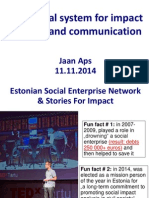 Jaan Aps. A Practical System For Impact Analysis and Communication.