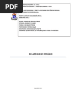 Relatório Do Estágio