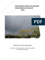 Boletim Climatológico de 2013 da Estação Meteorológica do IAG-USP